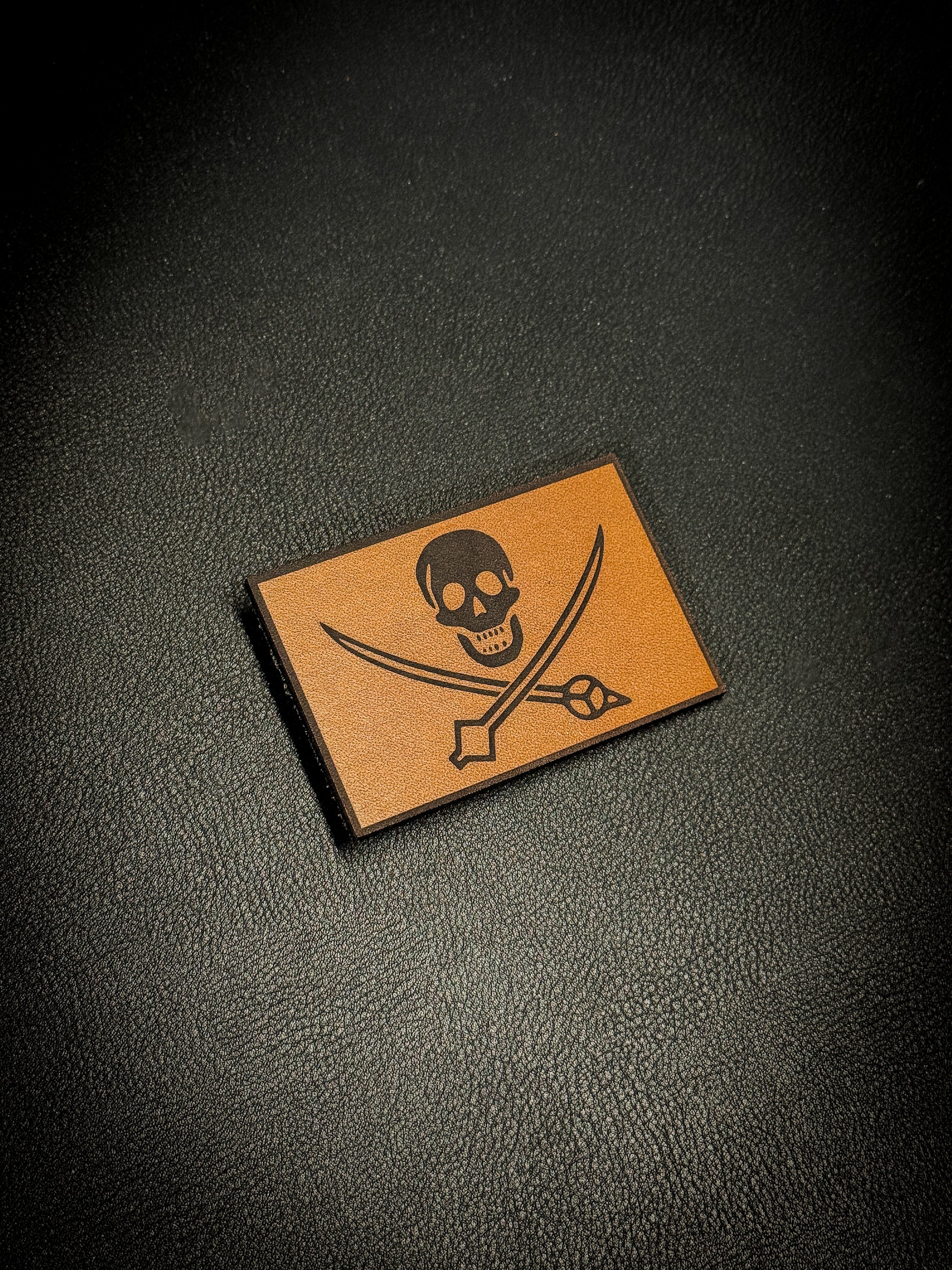 Pirate Time Patch (Brown Leather)