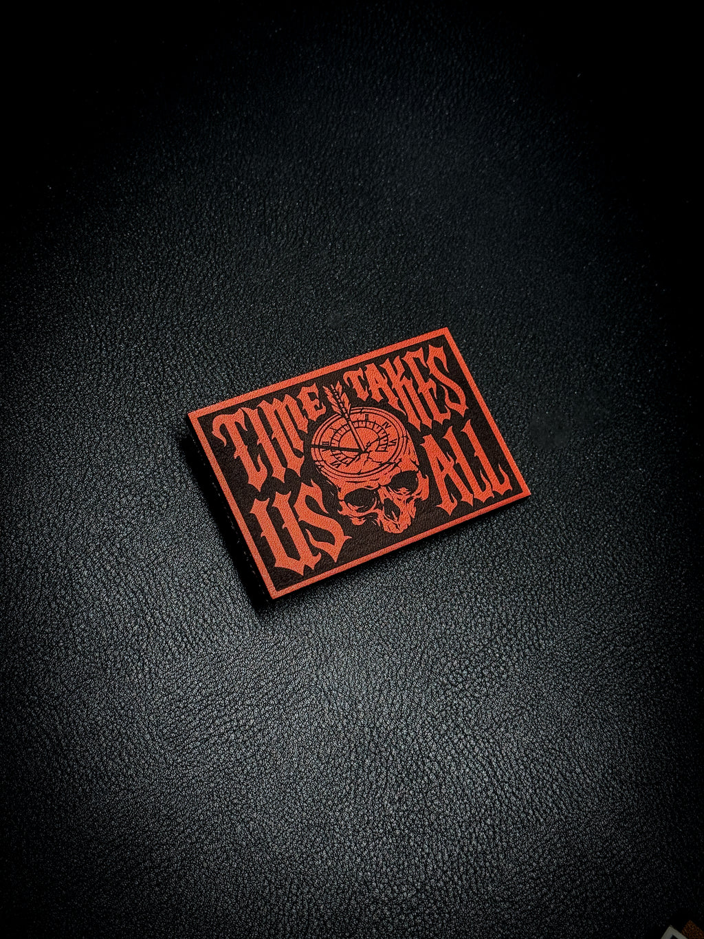 Time Taker Patch (Red Leather)