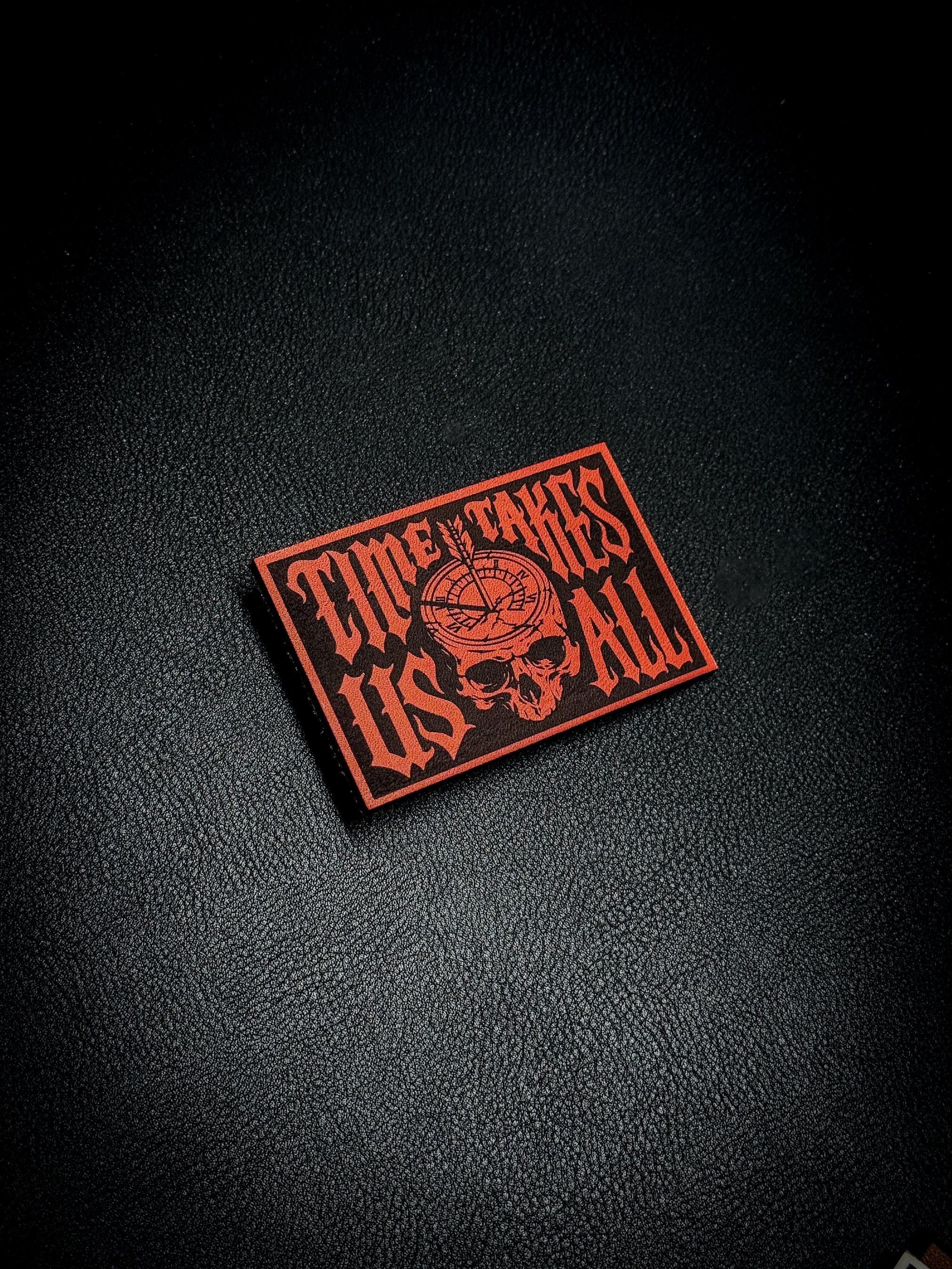 Time Taker Patch (Red Leather)