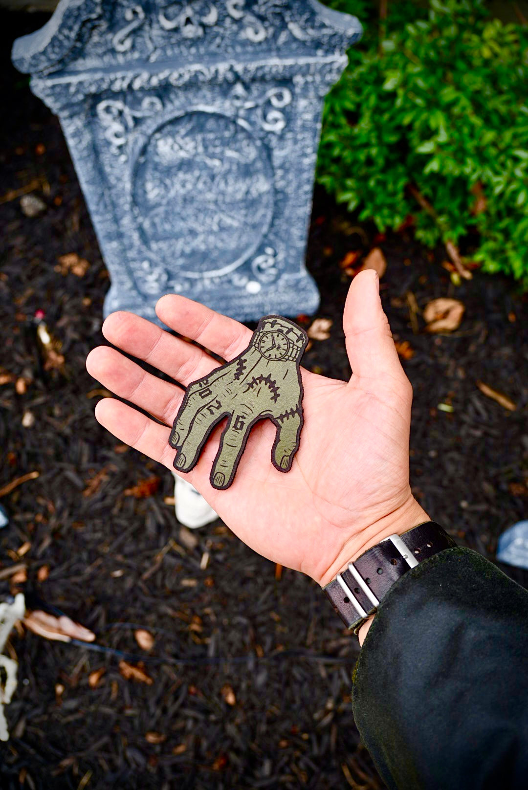 Hand of Time (Green Leather)