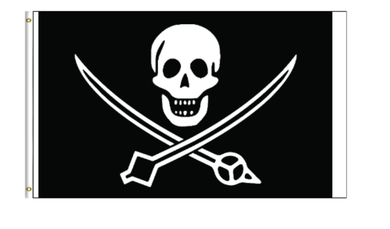Pirate Time Flag