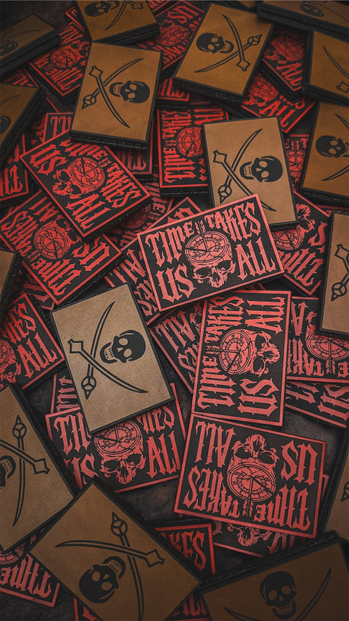 Pirate Time Patch (Brown Leather)